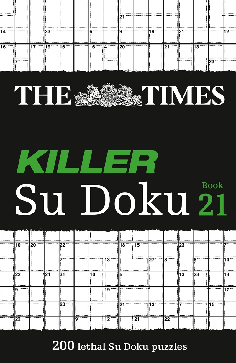 The Times Killer Su Doku Book 21/Product Detail/Adults Activity Books