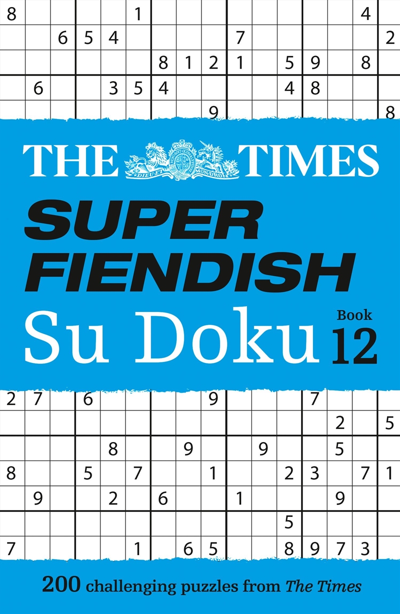 The Times Super Fiendish Su Doku Book 12/Product Detail/Adults Activity Books