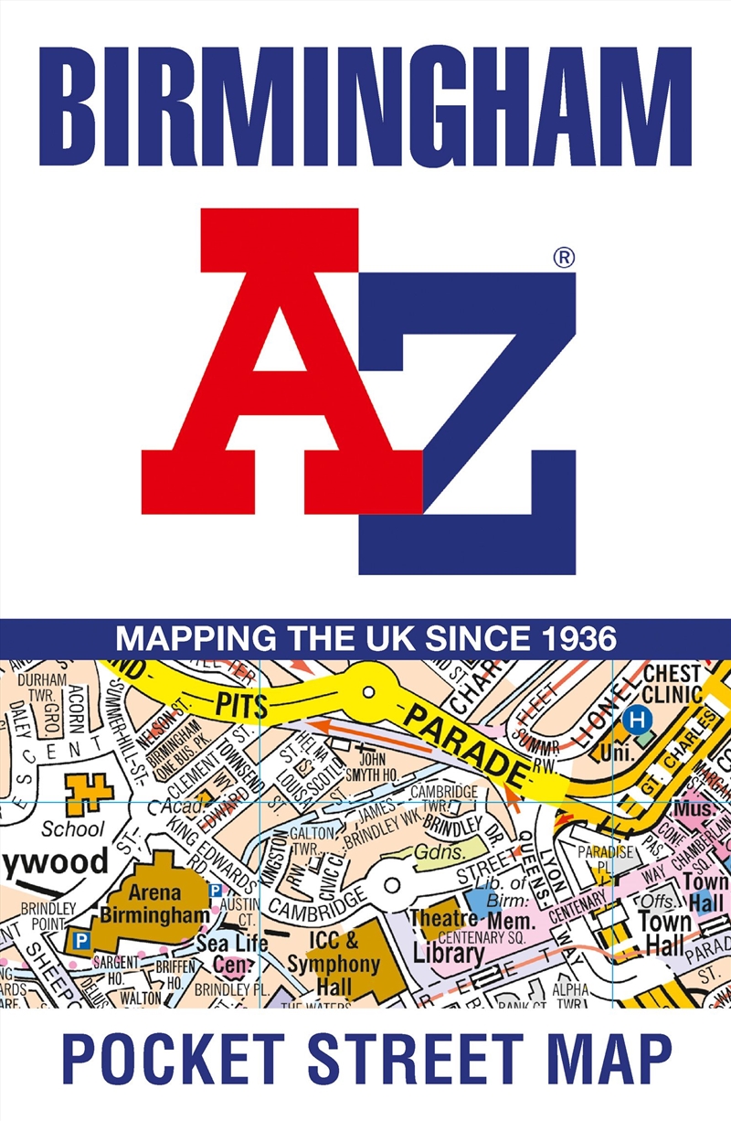 Birmingham A-Z Pocket Street Map/Product Detail/Travel & Holidays