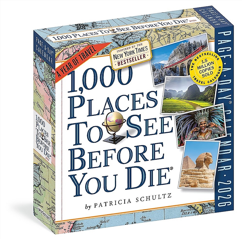 1,000 Places to See Before You Die Page-A-Day  Calendar 2026/Product Detail/Calendars & Diaries