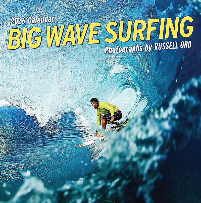 Big Wave Surfing Wall Calendar 2026/Product Detail/Calendars & Diaries