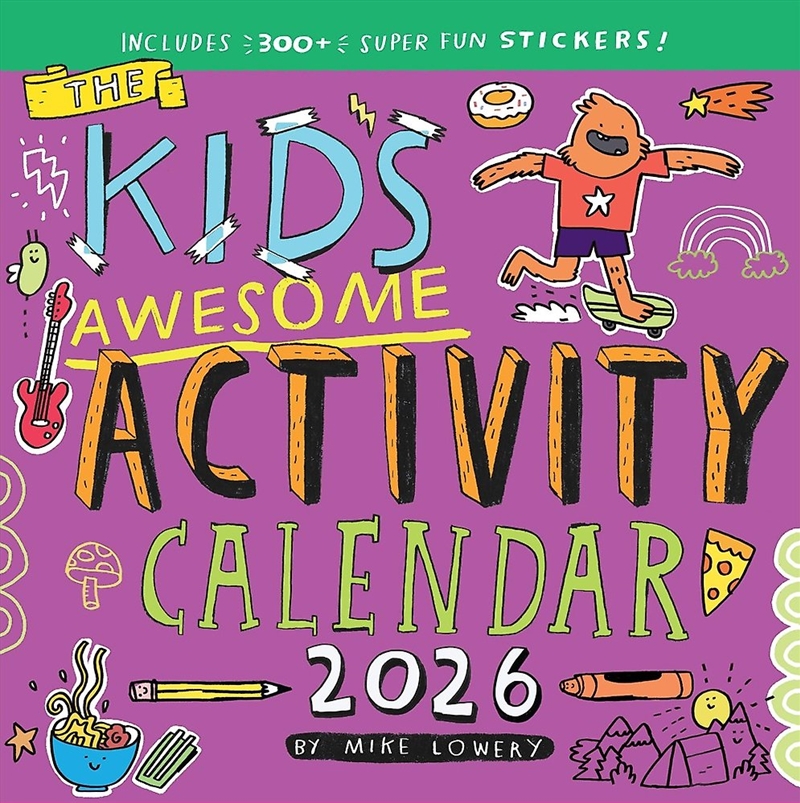 Kid's Awesome Activity Wall Calendar 2026/Product Detail/Calendars & Diaries