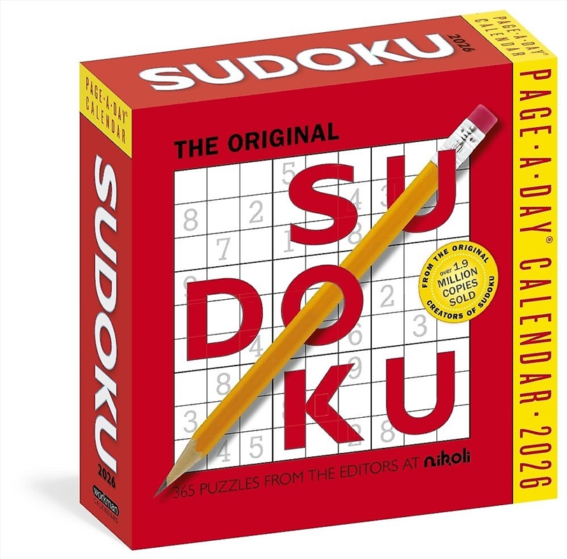 Original Sudoku Page-A-Day  Calendar 2026/Product Detail/Calendars & Diaries