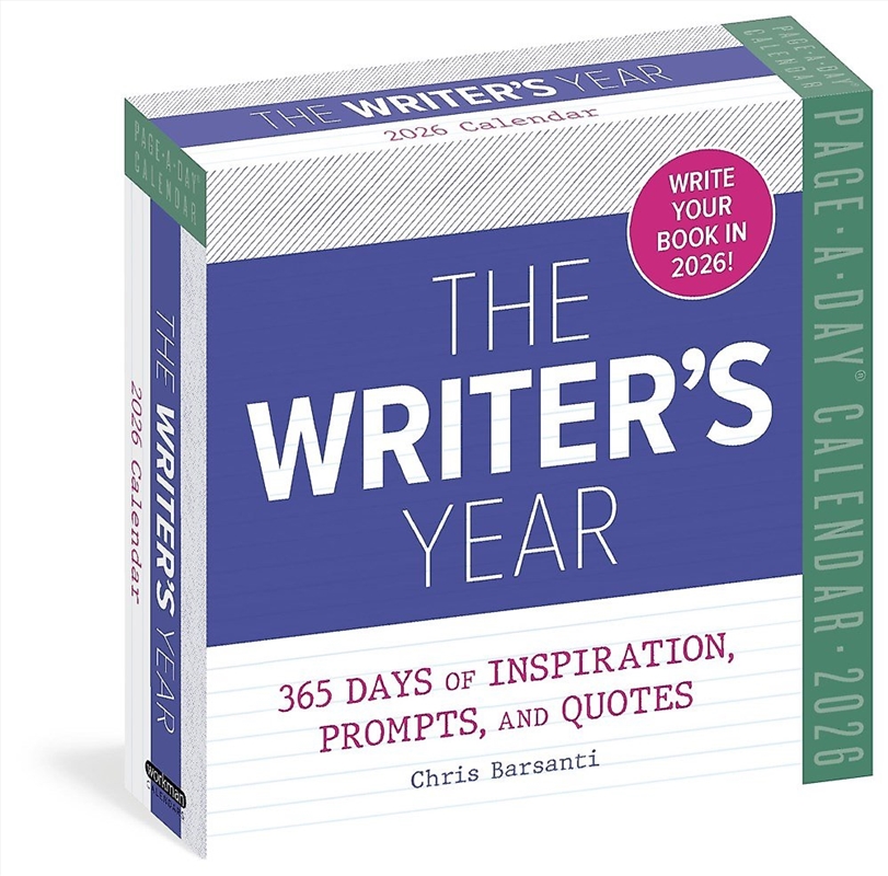 Writer's Year Page-A-Day  Calendar 2026/Product Detail/Calendars & Diaries