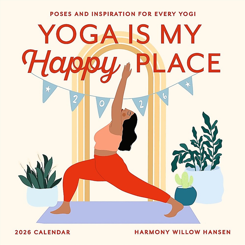 Yoga Is My Happy Place Wall Calendar 2026/Product Detail/Calendars & Diaries