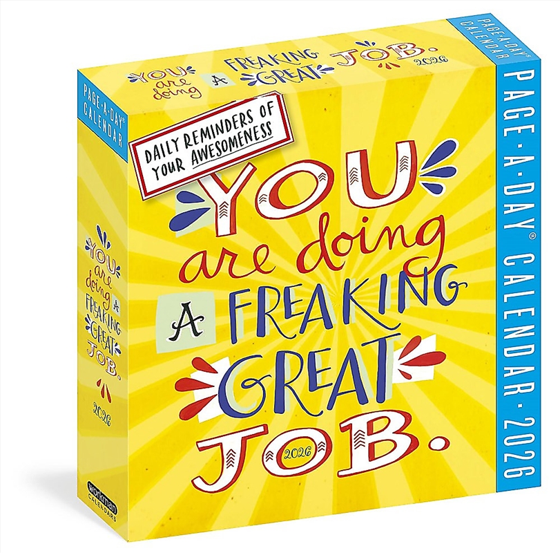 You Are Doing a Freaking Great Job Page-A-Day  Calendar 2026/Product Detail/Calendars & Diaries