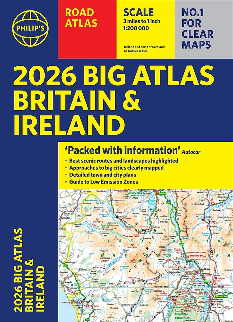 Philip's Big Road Atlas Of Britain And Ireland/Product Detail/Travel & Holidays