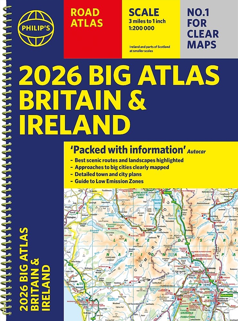 Philip's Big Road Atlas Of Britain And Ireland/Product Detail/Travel & Holidays