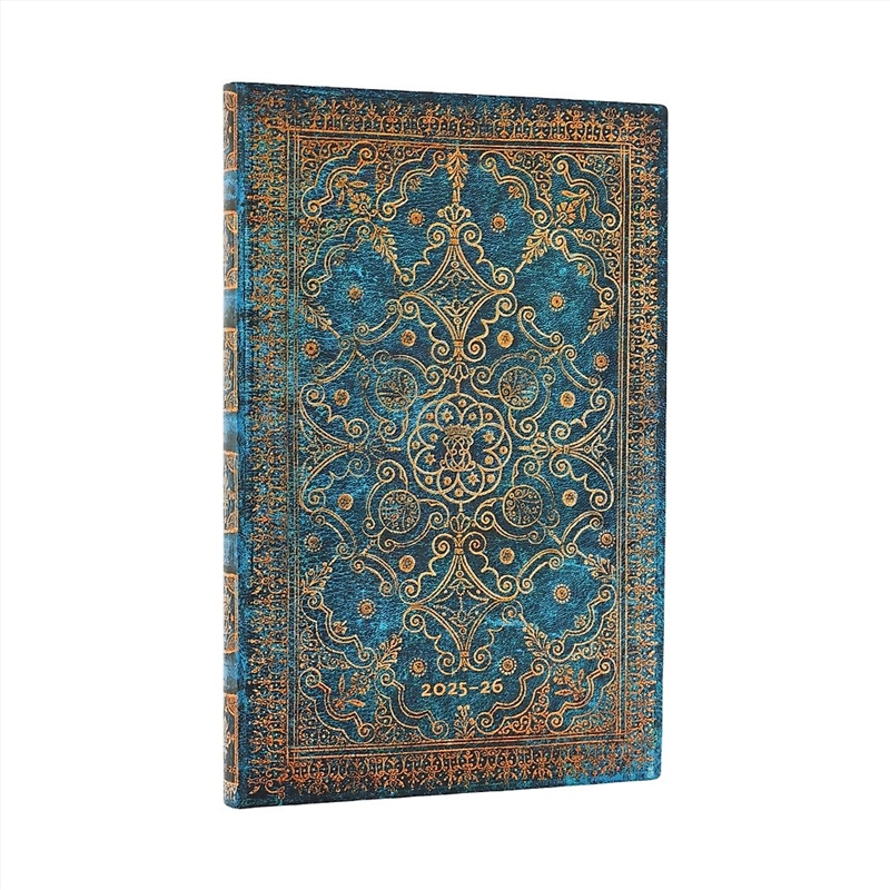 2026 Azure (Equinoxe) Maxi 18-month Vertical Softcover Flexi Dayplanner 2025-2026 (Elastic Band Clos/Product Detail/Calendars & Diaries