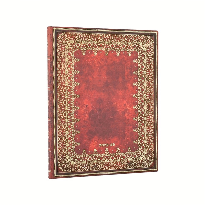 2026 Foiled (Old Leather Collection) Ultra 18-month Vertical Softcover Flexi Dayplanner 2025-2026 (E/Product Detail/Calendars & Diaries