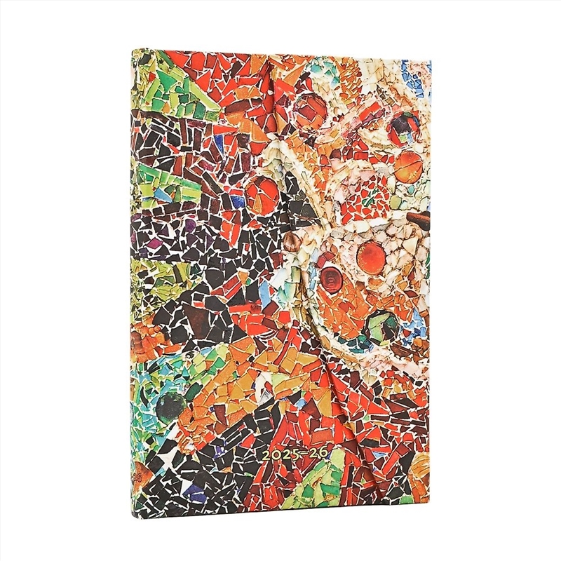2026 Gaudi's Sun (Gaudi s Mosaics) Mini 18-month Horizontal Hardcover Flexi Dayplanner 2025-2026 (Wr/Product Detail/Calendars & Diaries