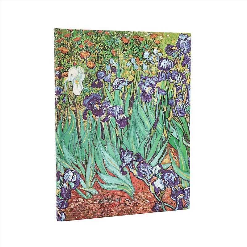 2026 Van Gogh's Irises Ultra 18-month Vertical Hardcover Flexi Dayplanner 2025-2026 (Elastic Band Cl/Product Detail/Calendars & Diaries