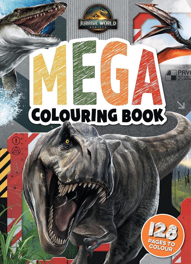 Jurassic World Rebirth: Mega Colouring Book (Universal)/Product Detail/Kids Colouring