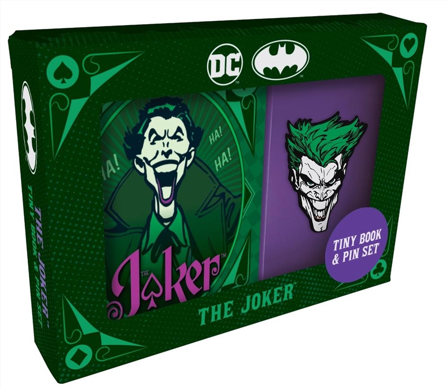 DC Comics: The Joker Tiny Book and Pin Set/Product Detail/Arts & Entertainment