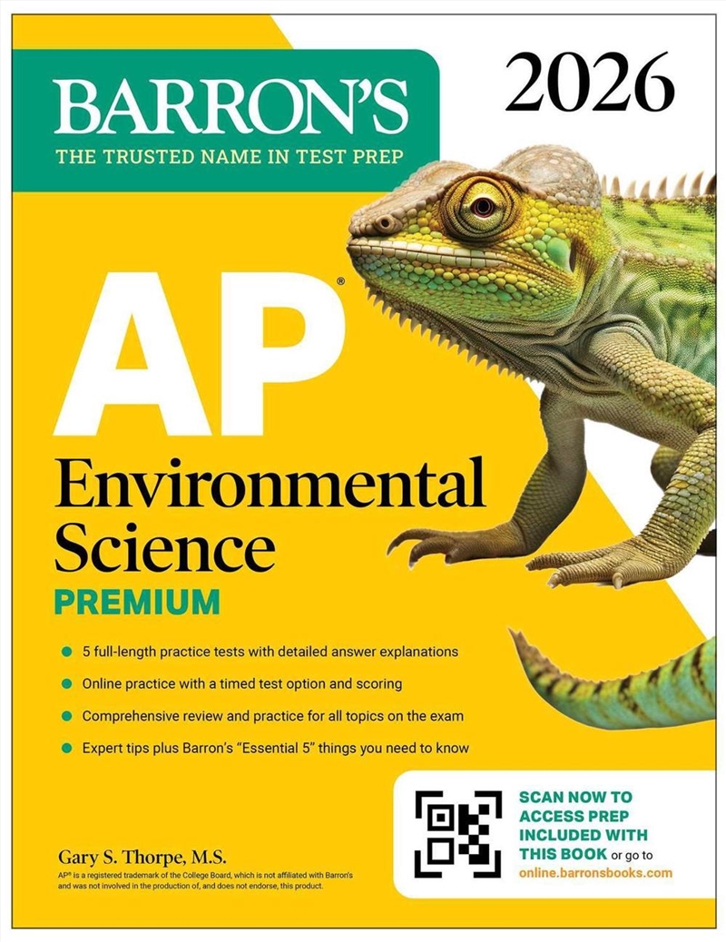 AP Environmental Science Premium, 2026: Prep Book With 5 Practice Tests + Comprehensive Review + Onl/Product Detail/Teaching