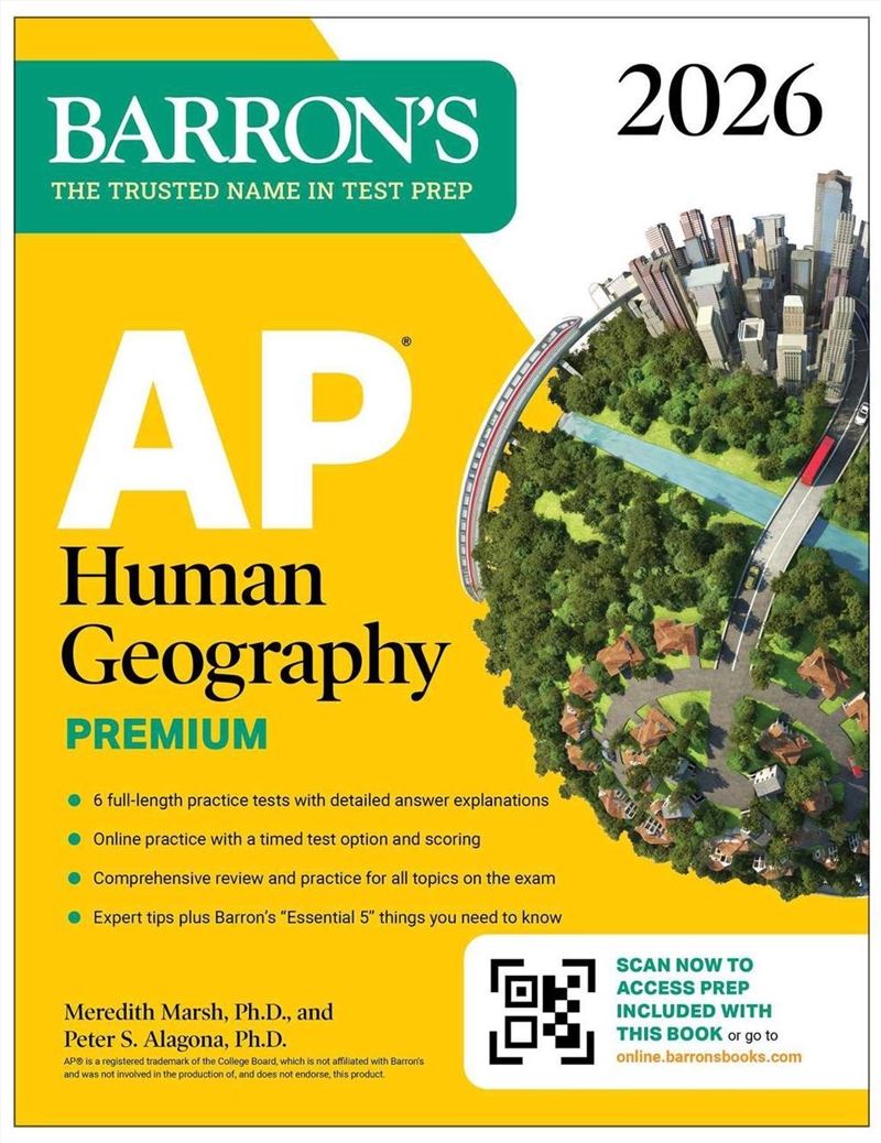 AP Human Geography Premium, 2026: Prep Book with 6 Practice Tests+ Comprehensive Review + Online Pra/Product Detail/Teaching
