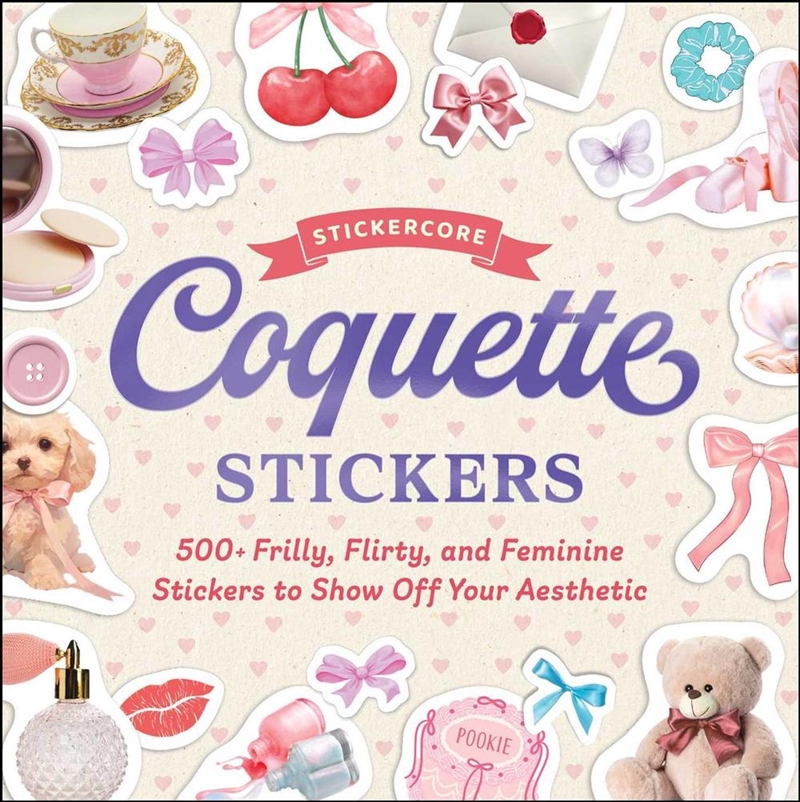 Coquette Stickers/Product Detail/Adults Activity Books
