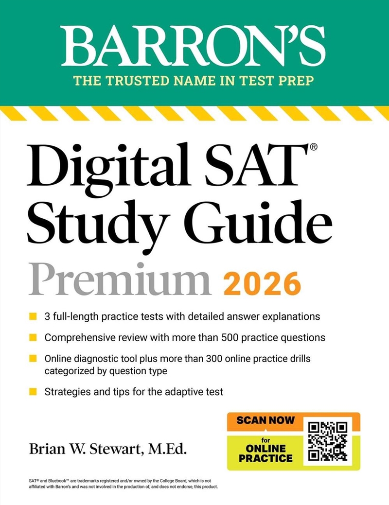 Digital SAT Study Guide Premium, 2026: 4 Practice Tests + Comprehensive Review + Online Practice/Product Detail/Teaching