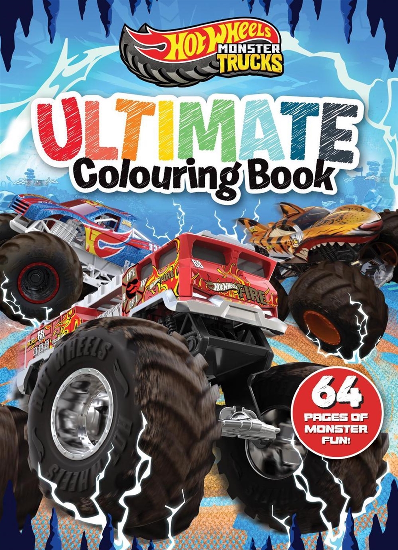 Hot Wheels Monster Trucks: Ultimate Colouring Book (Mattel)/Product Detail/Kids Colouring
