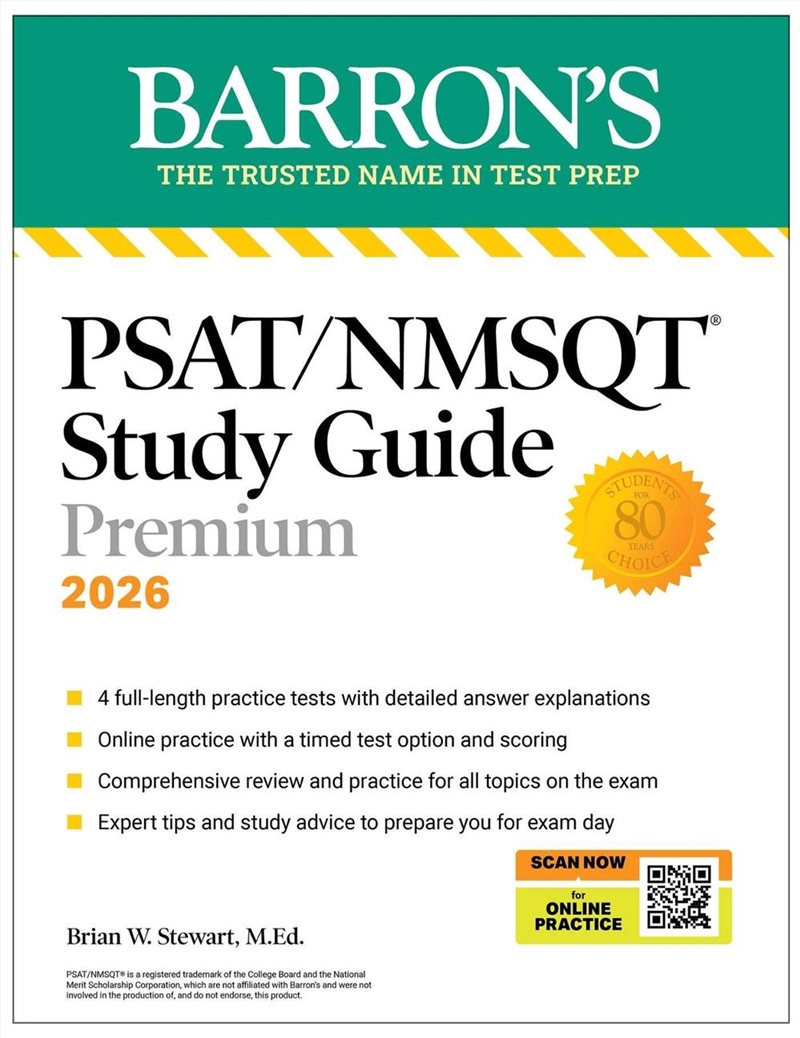 PSAT/NMSQT Premium Study Guide, 2026: 2 Practice Tests + Comprehensive Review+ 200 Online Drills/Product Detail/Teaching