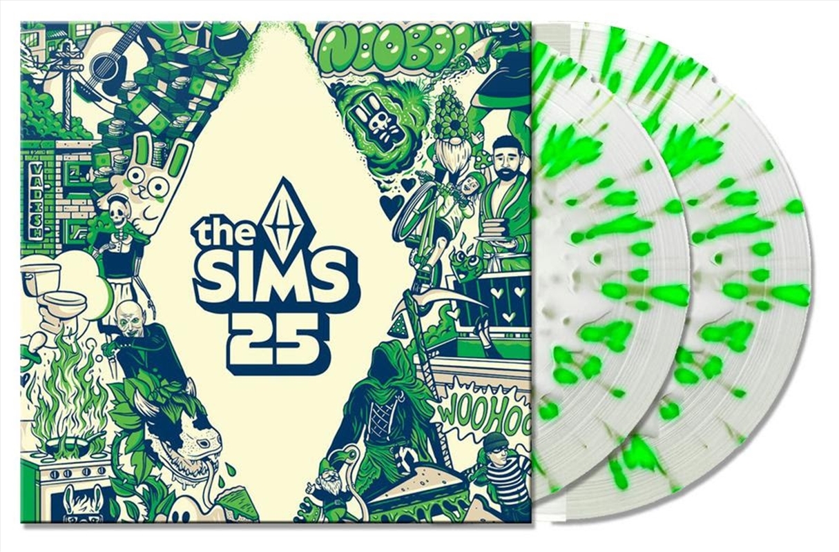 The Sims - 25th Anniversary Clear & Green Splatter Vinyl/Product Detail/Soundtrack