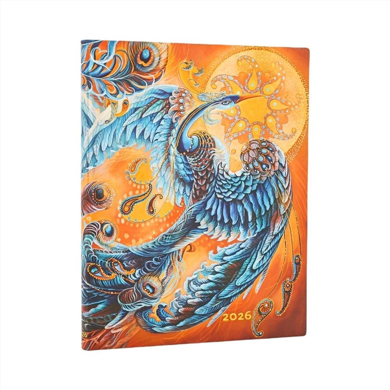 2026 Skybird (Birds of Happiness) Ultra 12-month Vertical Softcover Flexi Dayplanner 2026 (Elastic B/Product Detail/Calendars & Diaries