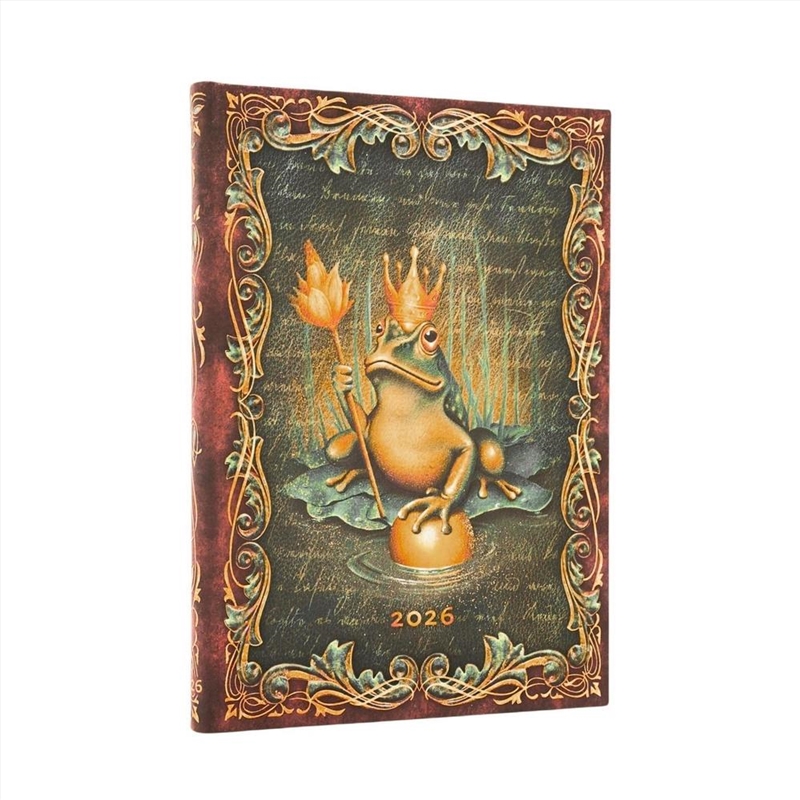 2026 The Brothers Grimm, Frog Prince (Fairy Tale Collection) Midi 12-month Vertical Hardcover Flexi/Product Detail/Calendars & Diaries