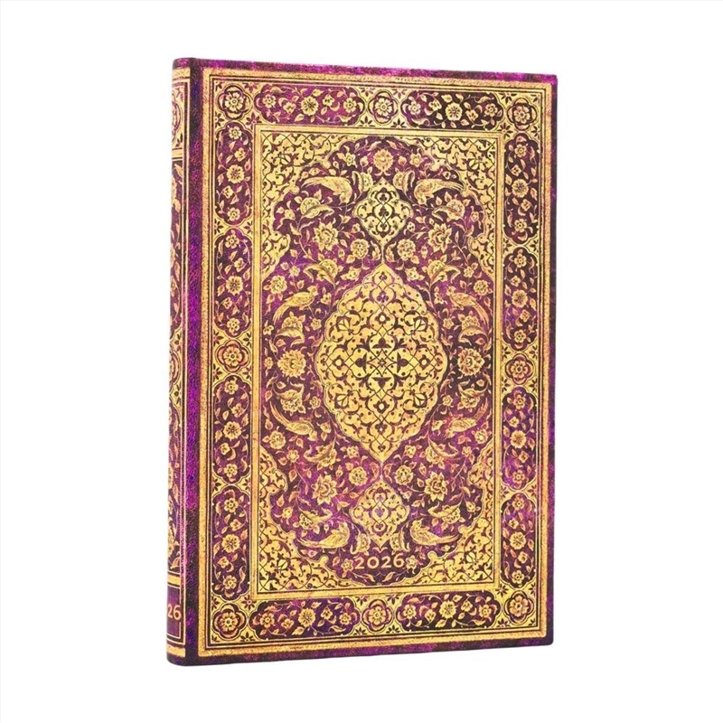 2026 The Orchard (Persian Poetry) Mini 12-month Horizontal Hardcover Flexi Dayplanner 2026 (Elastic/Product Detail/Calendars & Diaries