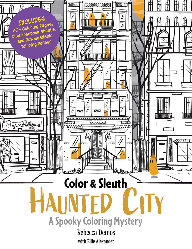 Color And Solve: Haunted City/Product Detail/Adults Activity Books