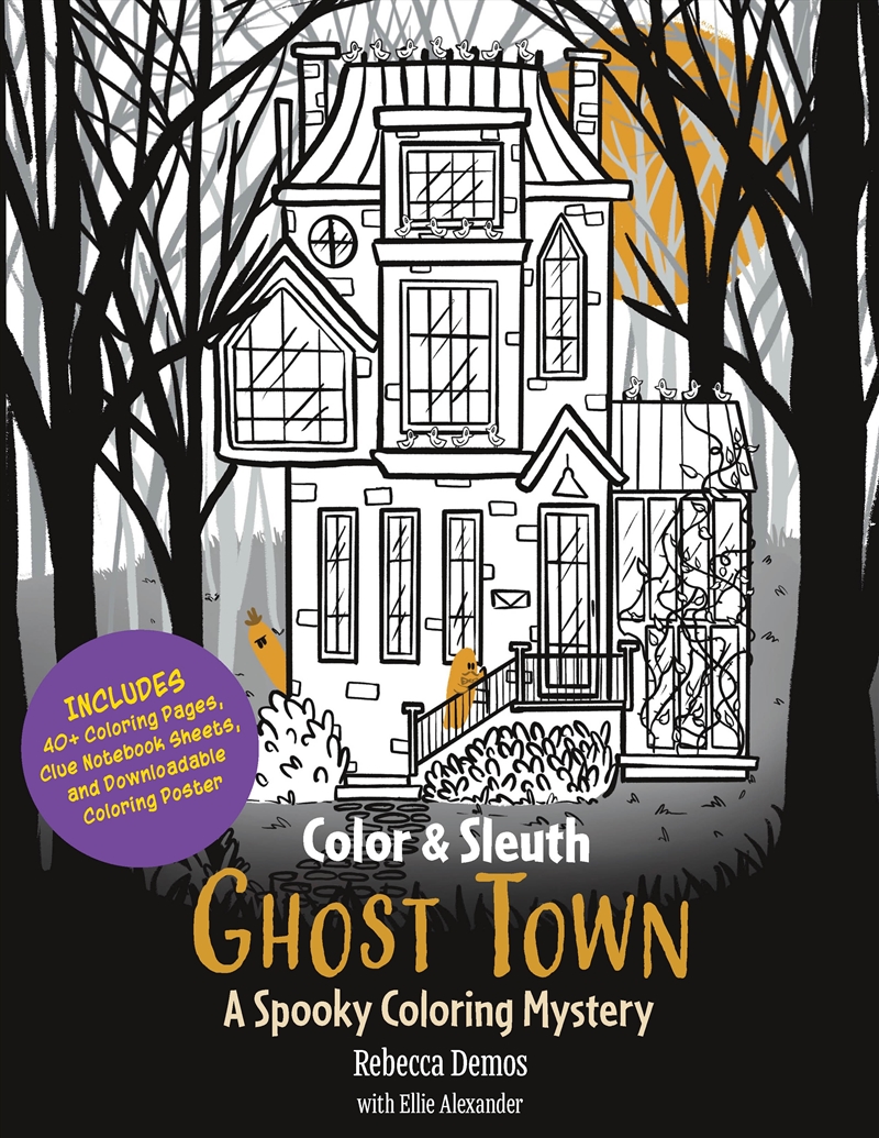 Color And Solve: Ghost Town/Product Detail/Adults Activity Books