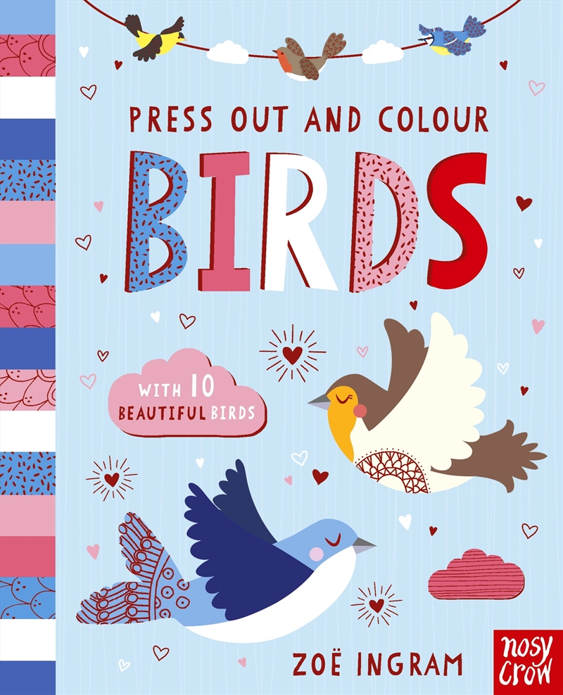 Press Out And Colour: Birds/Product Detail/Kids Activity Books