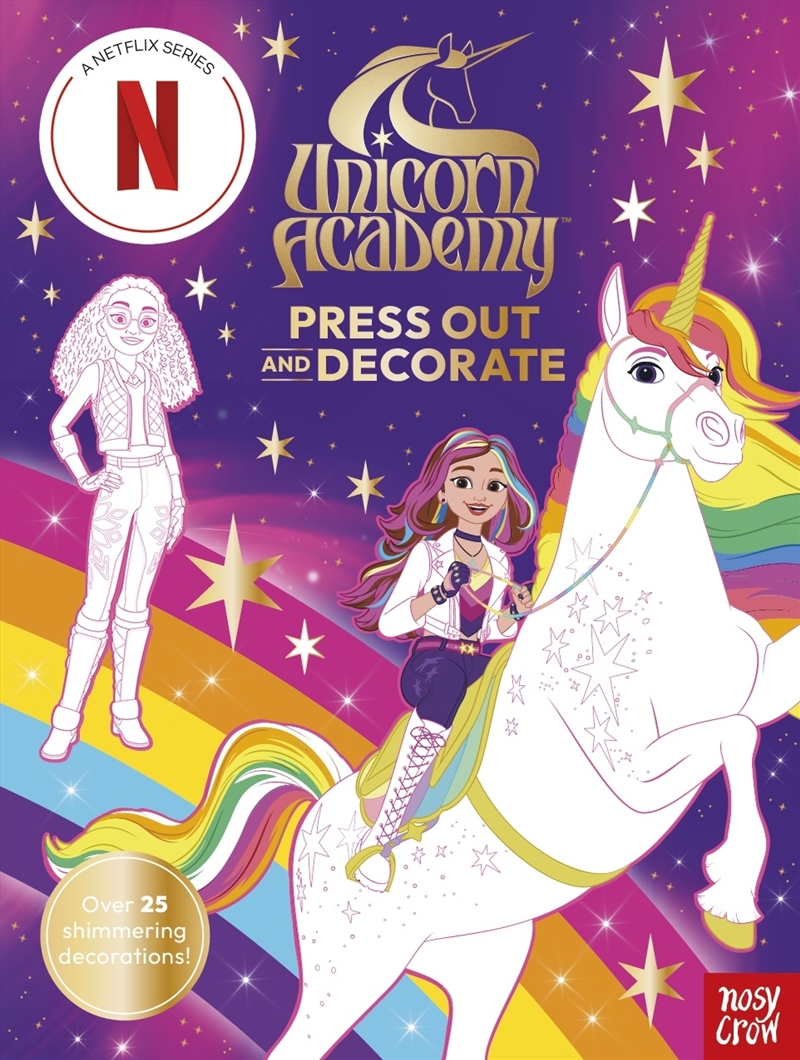 Unicorn Academy: Press Out And Decorate: With Over 25 Sparkling Pieces/Product Detail/Kids Activity Books