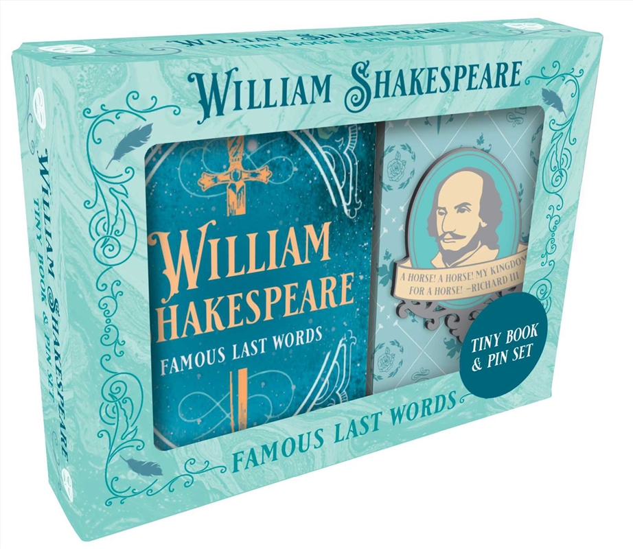 William Shakespeare Tiny Book and Pin Set/Product Detail/Literature & Plays