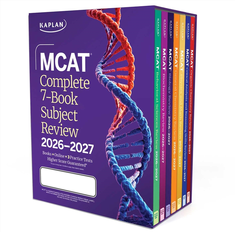 MCAT Complete 7-Book Subject Review 2026-2027, Set Includes Books, Online Prep, 3 Practice Tests/Product Detail/Teaching