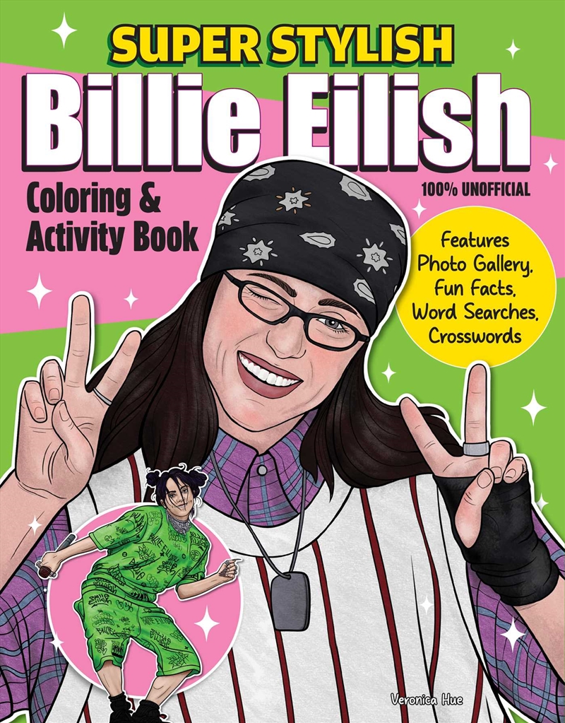 Super Stylish Billie Eilish Coloring & Activity Book/Product Detail/Adults Colouring