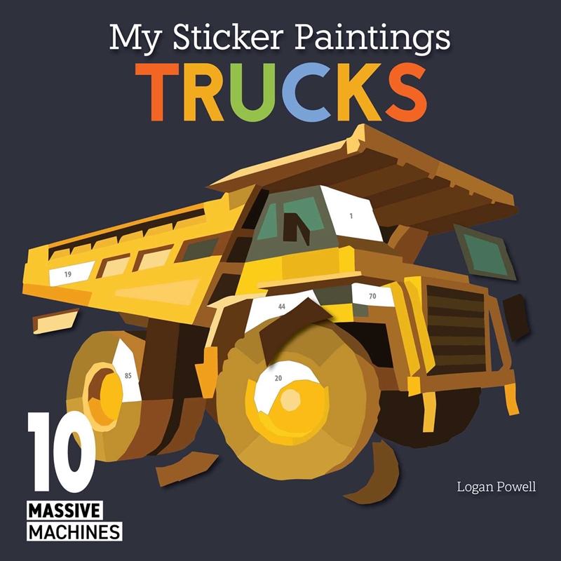 My Sticker Paintings: Trucks/Product Detail/Kids Activity Books
