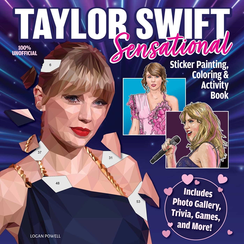 Taylor Swift Sensational Sticker Painting, Coloring & Activity Book/Product Detail/Kids Activity Books