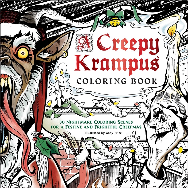 A Creepy Krampus Coloring Book/Product Detail/Adults Colouring