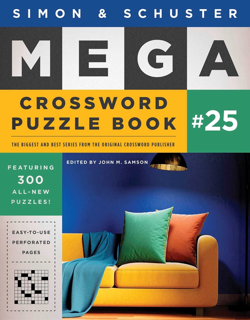 Simon & Schuster Mega Crossword Puzzle Book #25/Product Detail/Adults Activity Books
