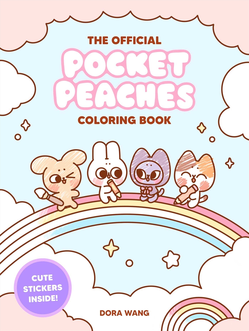 Pocket Peaches Coloring Book/Product Detail/Adults Colouring