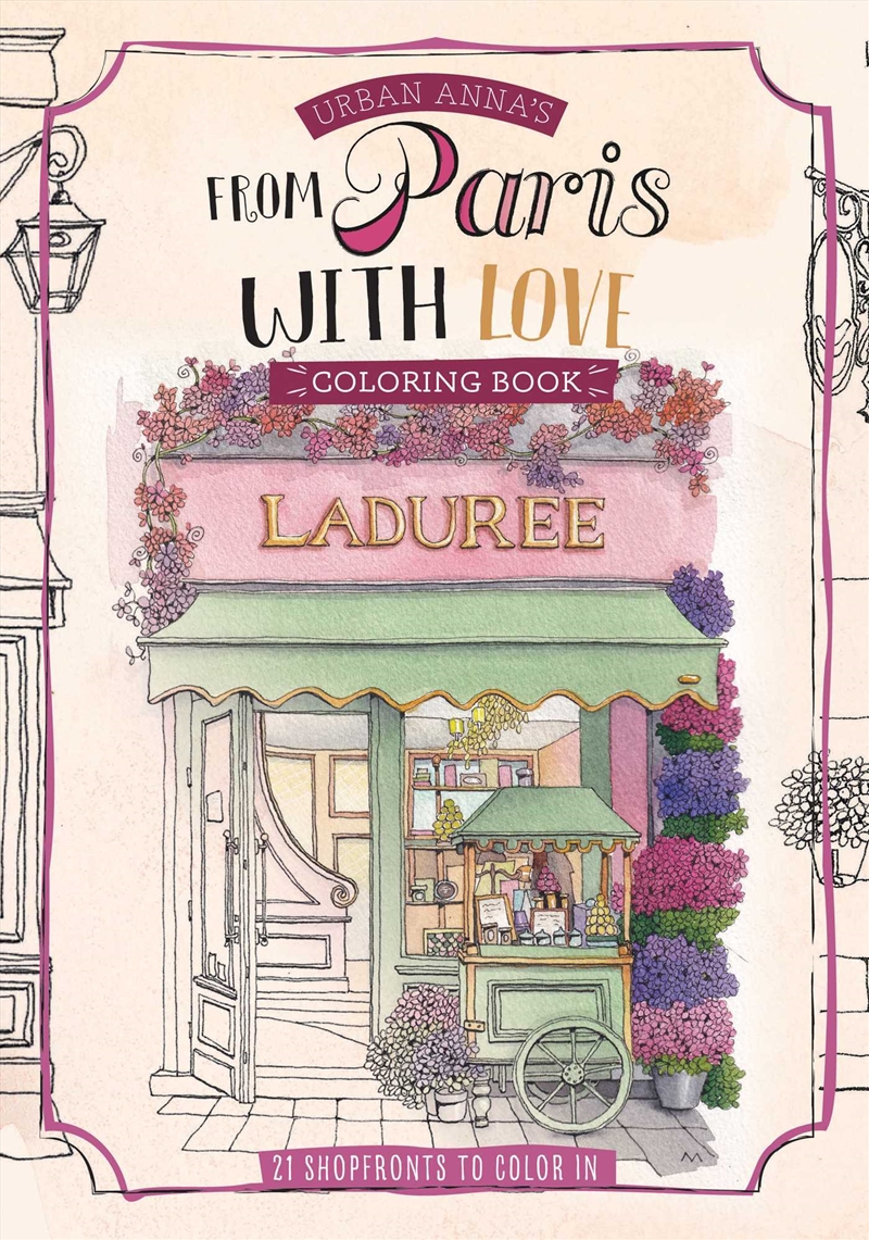 Urban Anna's From Paris with Love Coloring Book/Product Detail/Adults Colouring
