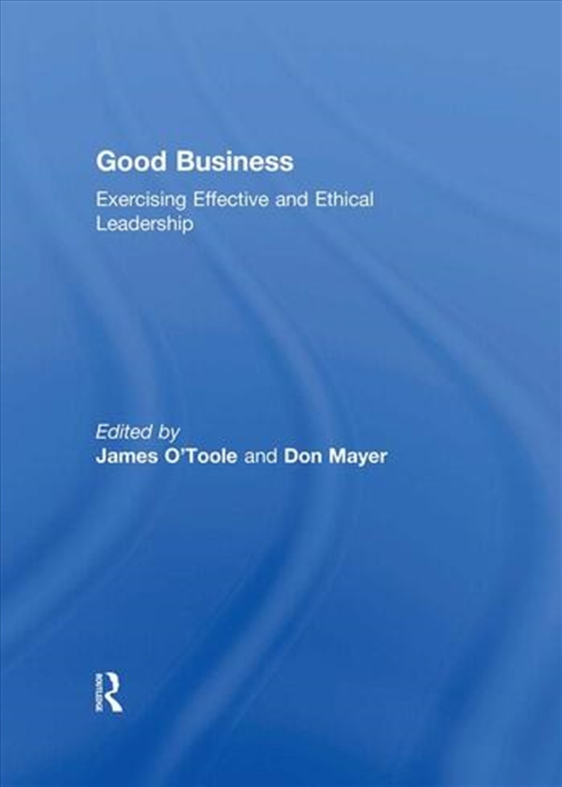 Good Business/Product Detail/Business Leadership & Management