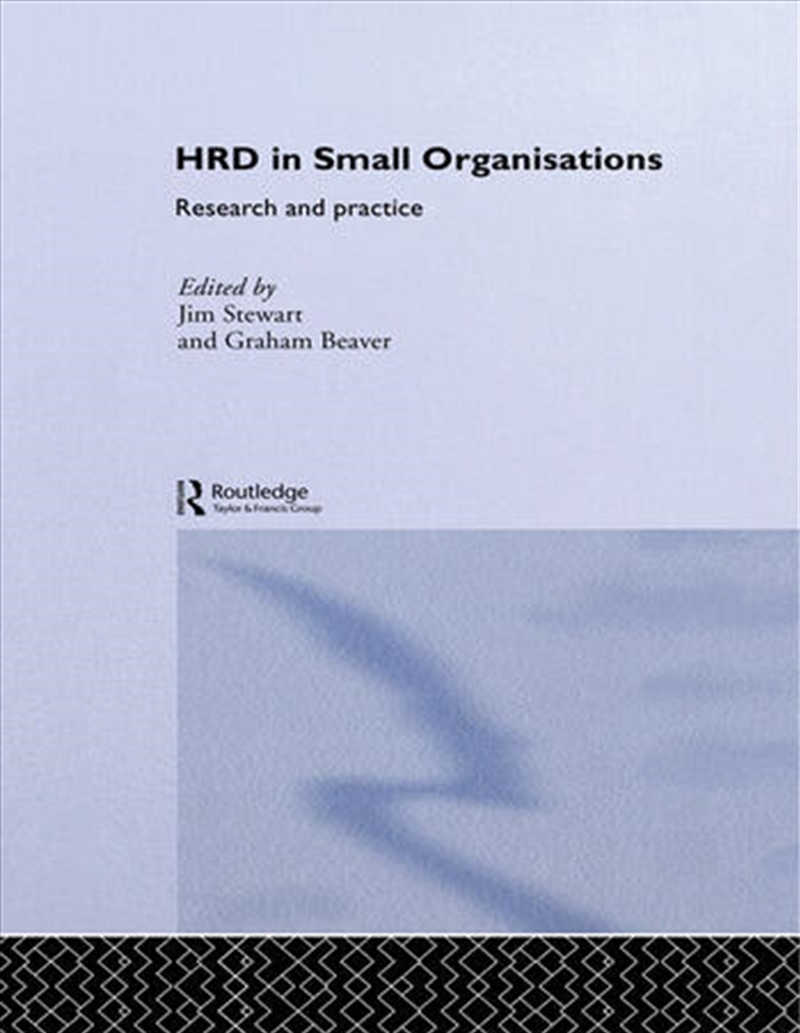 Human Resource Development in Small Organisations/Product Detail/Business Leadership & Management