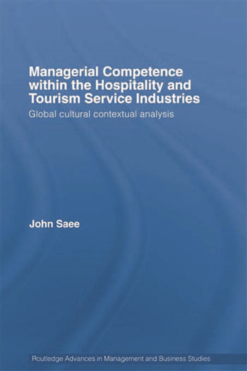 Managerial Competence within the Hospitality and Tourism Service Industries/Product Detail/Business Leadership & Management