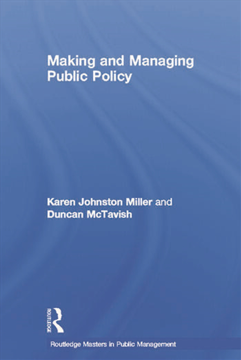 Making and Managing Public Policy/Product Detail/Business Leadership & Management