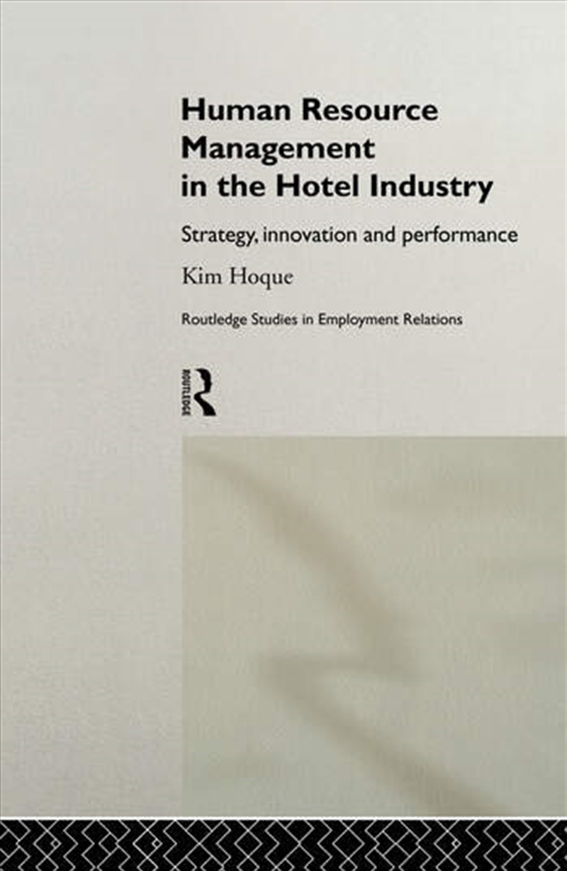 Human Resource Management in the Hotel Industry/Product Detail/Business Leadership & Management