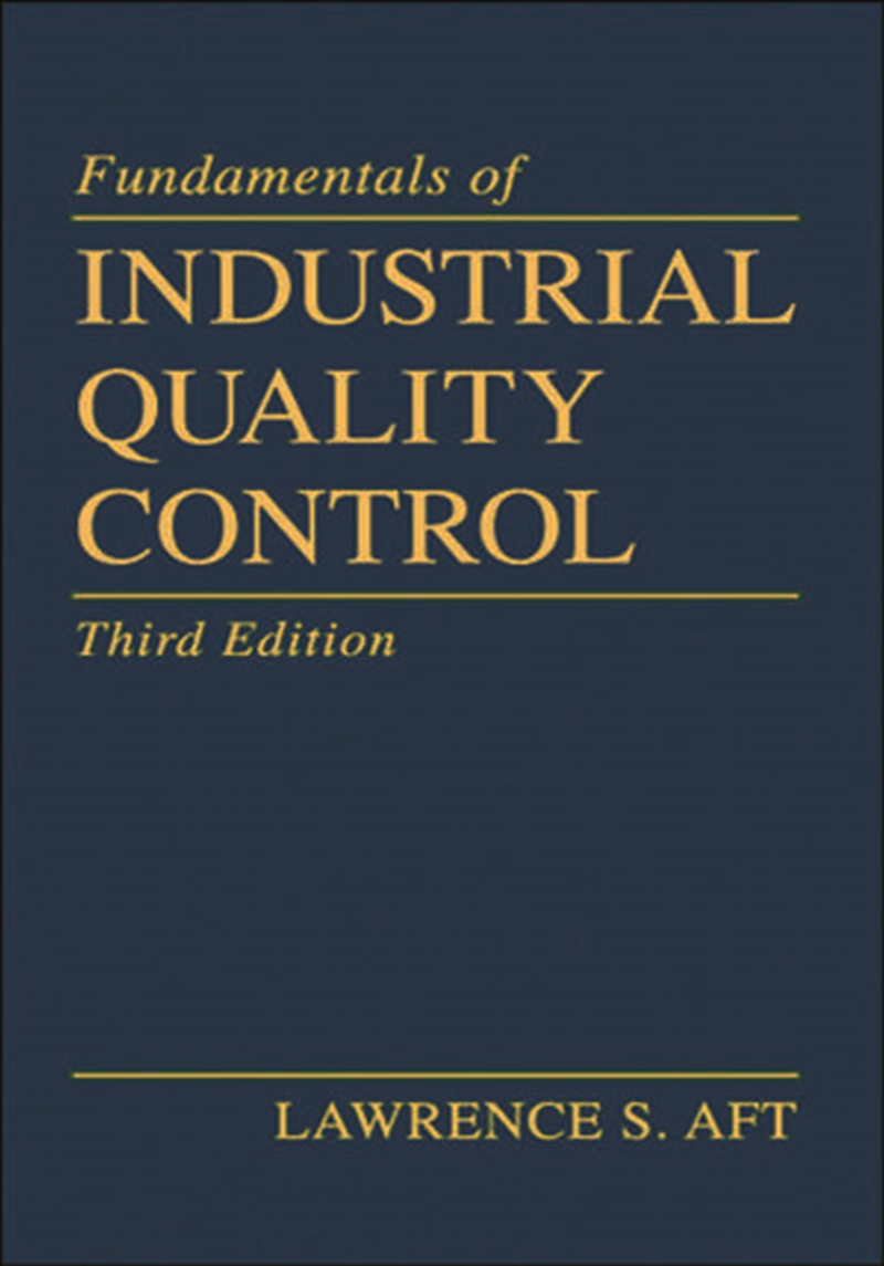 Fundamentals of Industrial Quality Control/Product Detail/Business Leadership & Management