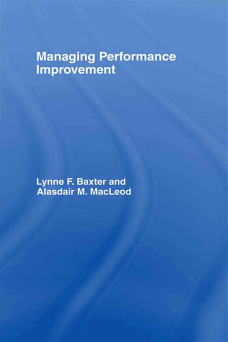 Managing Performance Improvement/Product Detail/Business Leadership & Management