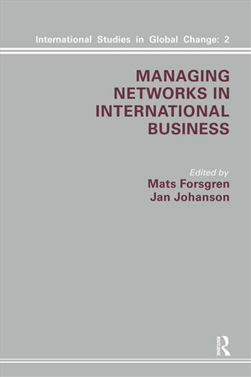 Managing Networks in International Business/Product Detail/Business Leadership & Management