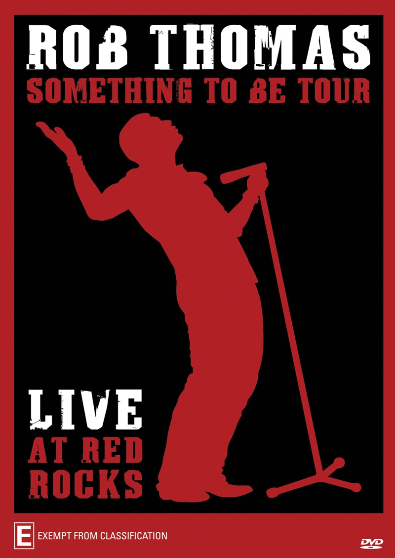 Live At Red Rocks: Something To Be Tour/Product Detail/Visual